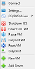 VM popup menu